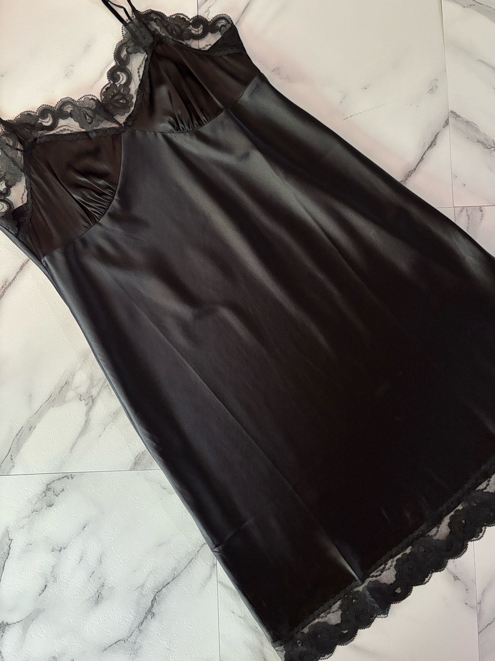Trina Turk Silk Lace Slip Dress Chemise Size Small
